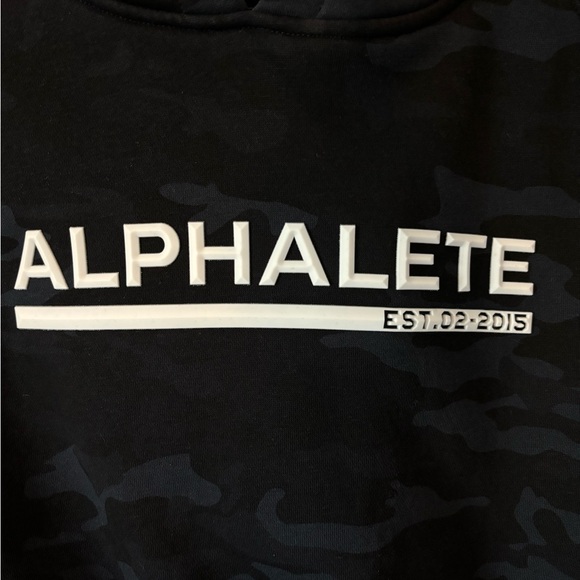 COPY - Alphalete cropped pullover hoodie - Picture 3 of 5